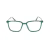 Thin Modern Green Eyeglasses