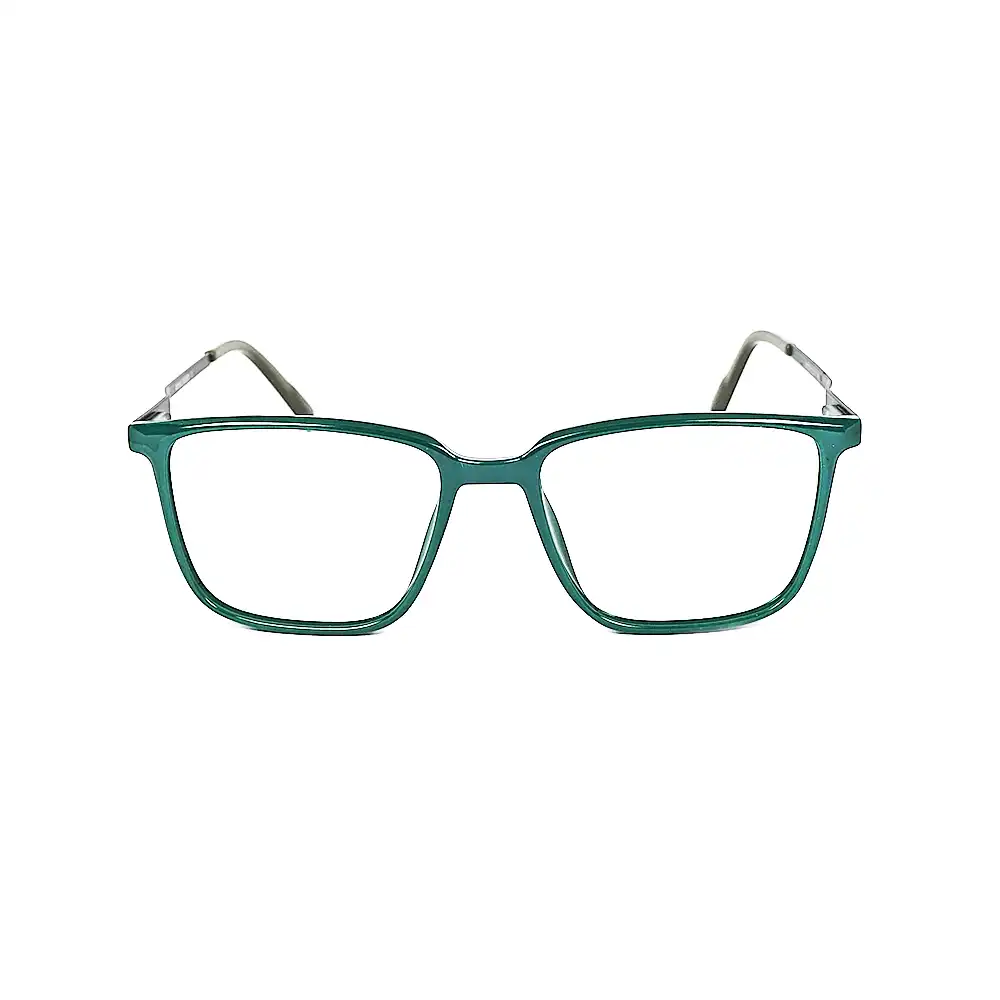 Thin Modern Green Eyeglasses - 130009 1 Thin Modern Green Eyeglasses