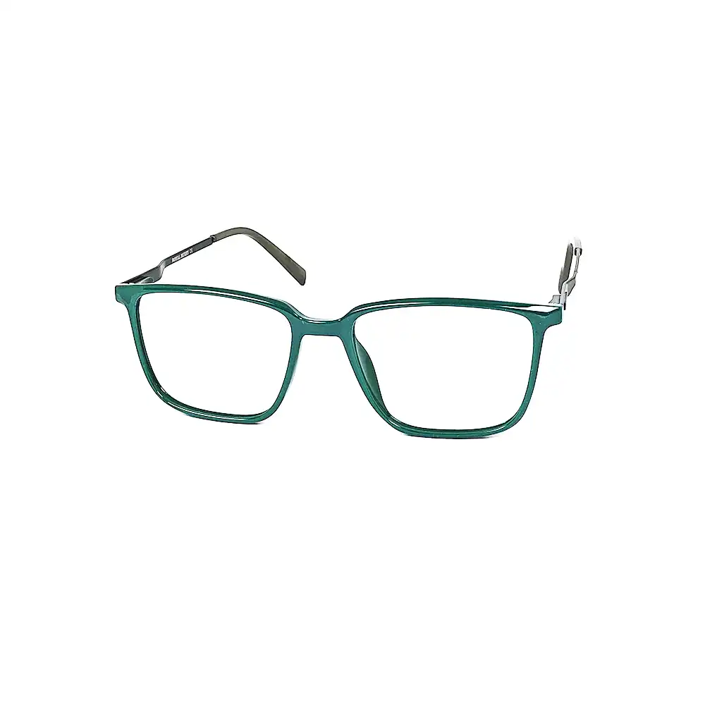 Thin Modern Green Eyeglasses - 130009 2 Thin Modern Green Eyeglasses