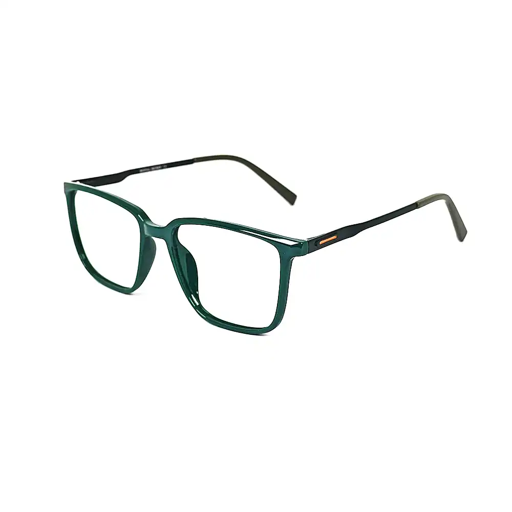Thin Modern Green Eyeglasses - 130009 4 Thin Modern Green Eyeglasses