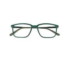 Thin Modern Green Eyeglasses - 130009 12 Thin Modern Green Eyeglasses
