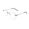 Silver Turban fit Rimless Eyeglasses