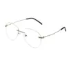 Silver Turban fit Rimless Eyeglasses