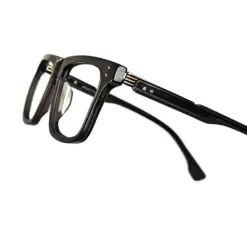 Black Acetate Eyeglasses Frame