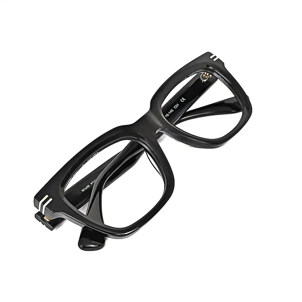 Black Bold Fashion Eyeglasses - 1220 9 Black Bold Fashion Eyeglasses