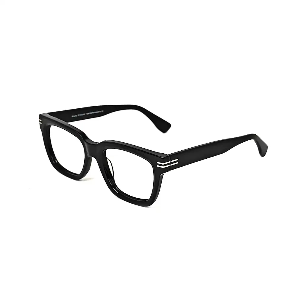 Black Bold Fashion Eyeglasses - 1220 5 Black Bold Fashion Eyeglasses