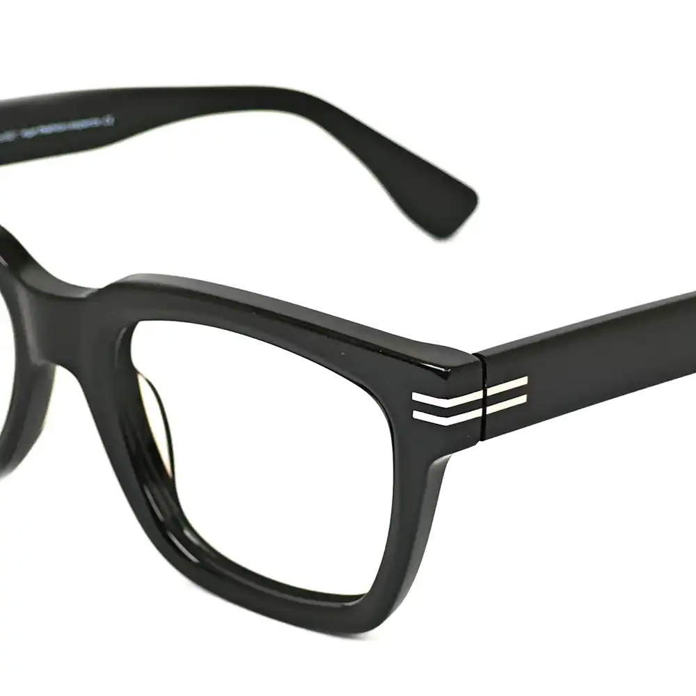 Black Bold Fashion Eyeglasses - 1220 6 Black Bold Fashion Eyeglasses