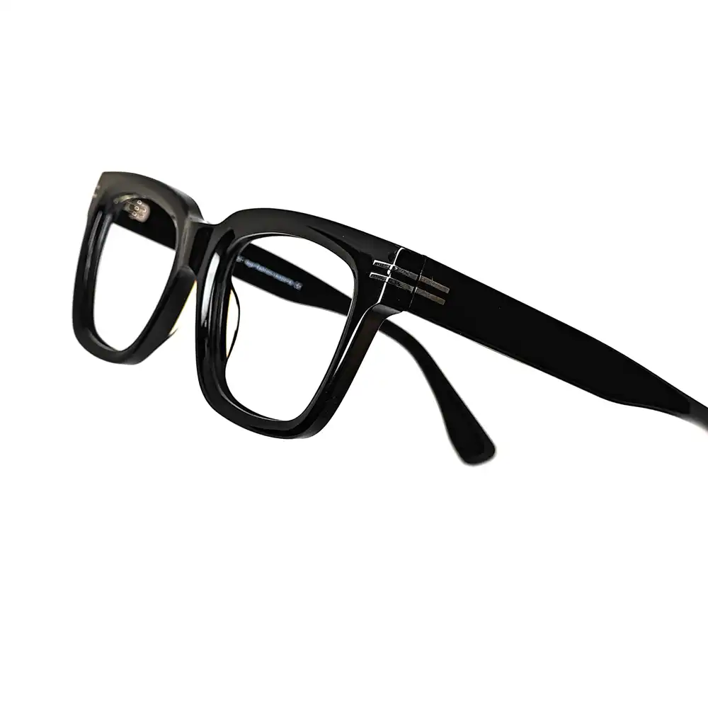 Black Bold Fashion Eyeglasses - 1220 7 Black Bold Fashion Eyeglasses