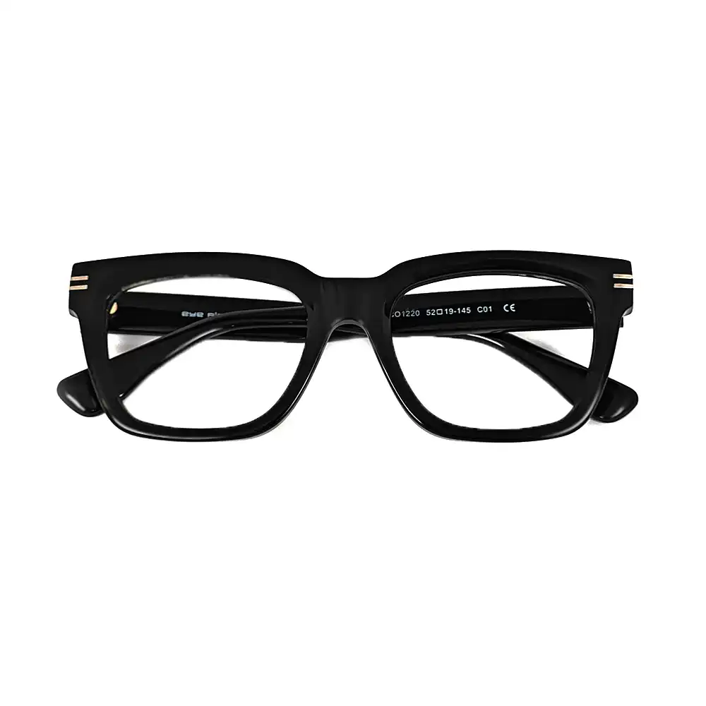 Black Bold Fashion Eyeglasses - 1220 8 Black Bold Fashion Eyeglasses