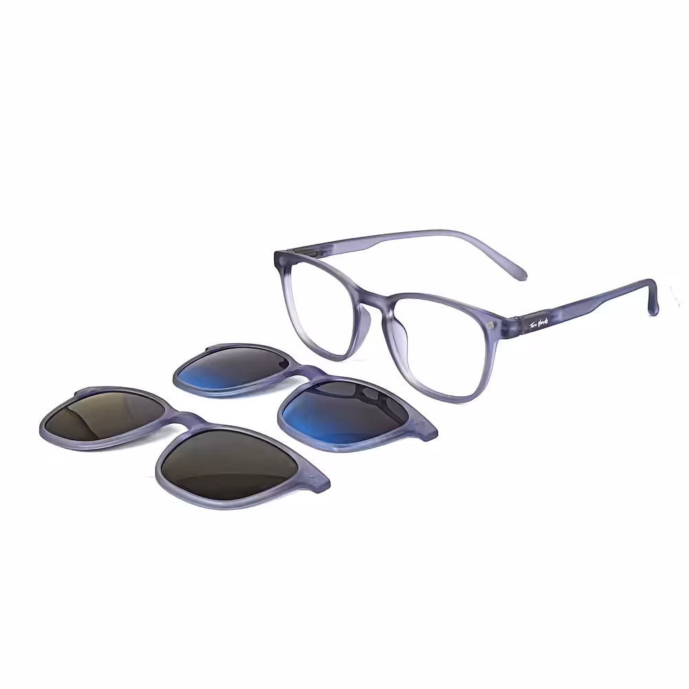 Sky Blue Clip-on Eyeglasses – 2519888 1 Clip-on Eyeglasses online at chashmah.com -2519888