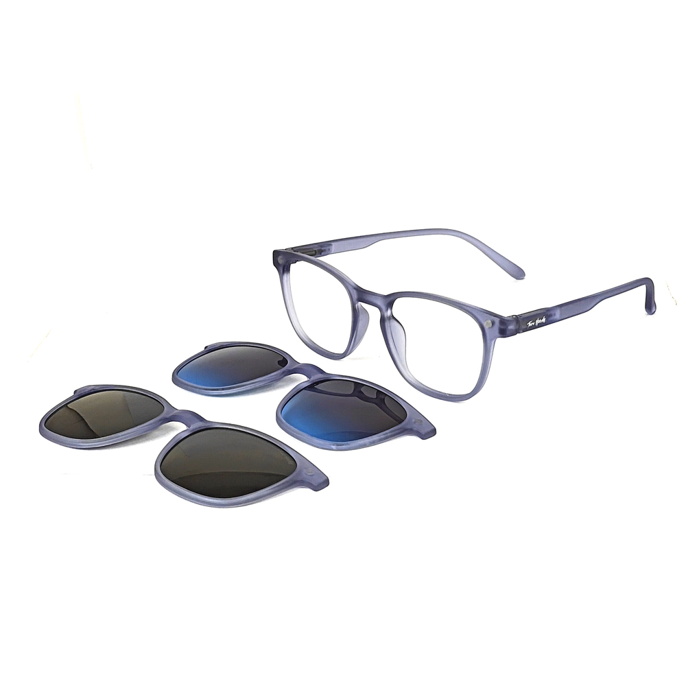 Sky Blue Clip-on Eyeglasses – 2519888 1 Clip-on Eyeglasses online at chashmah.com -2519888