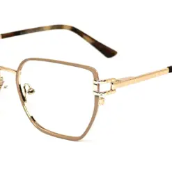 Cream Modern Eyeglasses for Women - 39076 14 Cream Modern Eyeglasses for Women