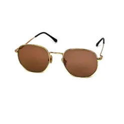 Hexxa Brown Turban Fit Sunglasses at chashmah