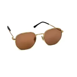 Hexxa Brown Turban Fit Sunglasses at chashmah