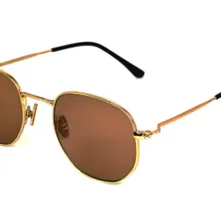 Hexxa Brown Turban Fit Sunglasses at chashmah