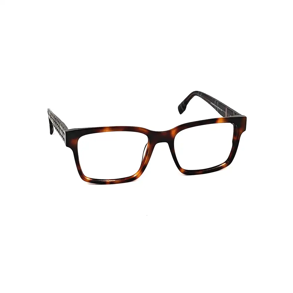 Leopard Brown Acetate Eyeglasses - W53048 3 Leopard Brown Acetate Eyeglasses