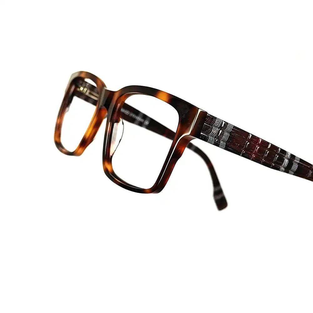 Leopard Brown Acetate Eyeglasses - W53048 6 Leopard Brown Acetate Eyeglasses
