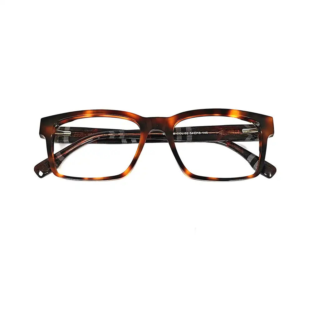 Leopard Brown Acetate Eyeglasses - W53048 7 Leopard Brown Acetate Eyeglasses