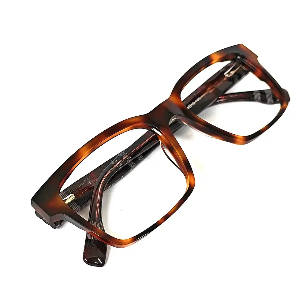 Leopard Brown Acetate Eyeglasses - W53048 8 Leopard Brown Acetate Eyeglasses