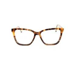 Leopard Modern Cat Eyeglasses For Women