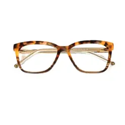 Leopard Modern Cat Eyeglasses For Women