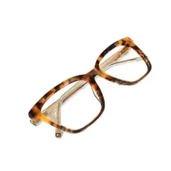 Leopard Modern Cat Eyeglasses For Women