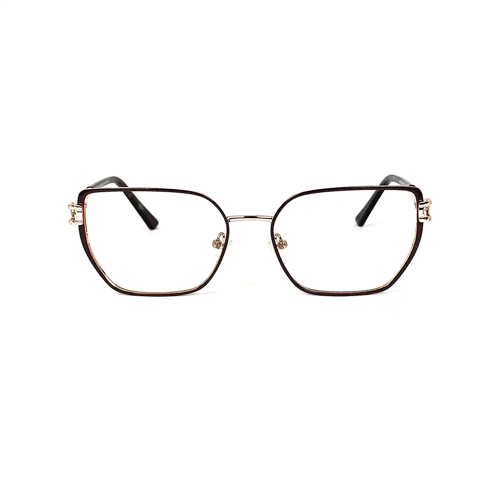 Mehroon Modern Eyeglasses for Women - 39076 2 Mehroon Modern Eyeglasses for Women