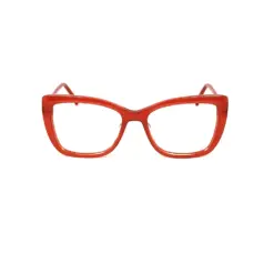 Orange Modern Eyeglasses For Women