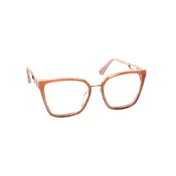 Peach Modern Eyeglasses For Women