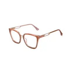 Peach Modern Eyeglasses For Women