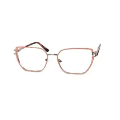 Pink Modern Eyeglasses for Women - 39076 11 Pink Modern Eyeglasses for Women