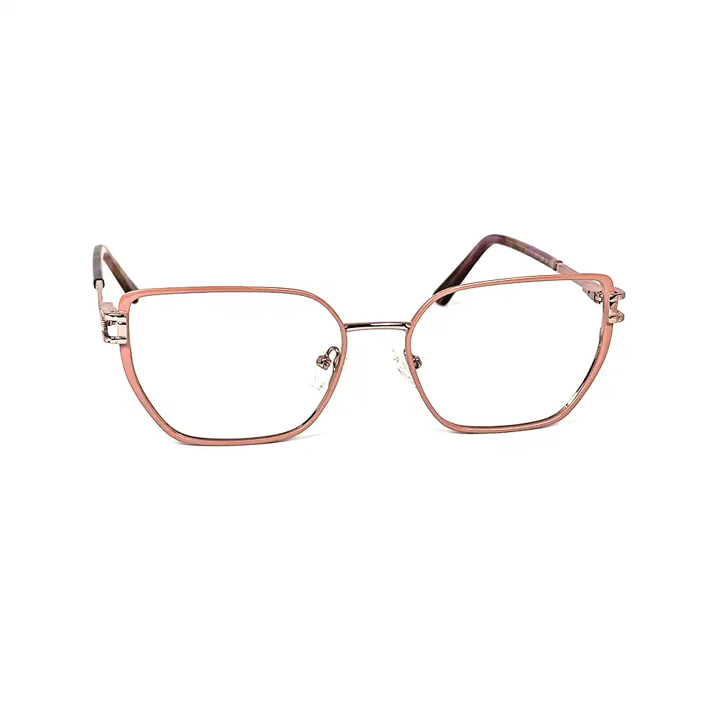 Pink Modern Eyeglasses for Women - 39076 4 Pink Modern Eyeglasses for Women