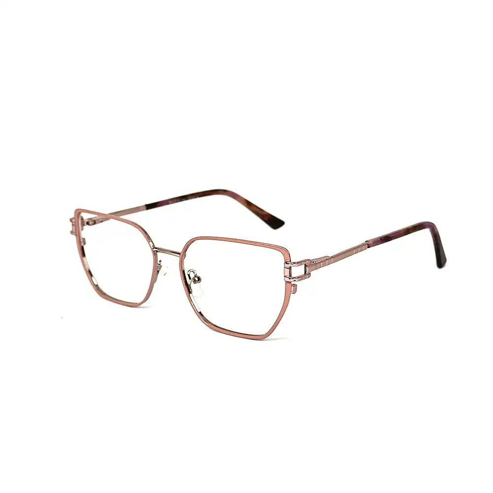 Pink Modern Eyeglasses for Women - 39076 1 Pink Modern Eyeglasses for Women