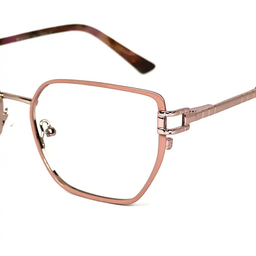 Pink Modern Eyeglasses for Women - 39076 6 Pink Modern Eyeglasses for Women