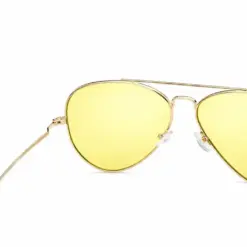 Yellow Aviator Sunglasses Turban Fit For Men - 101 9 Yellow Aviator Sunglasses Turban Fit For Men