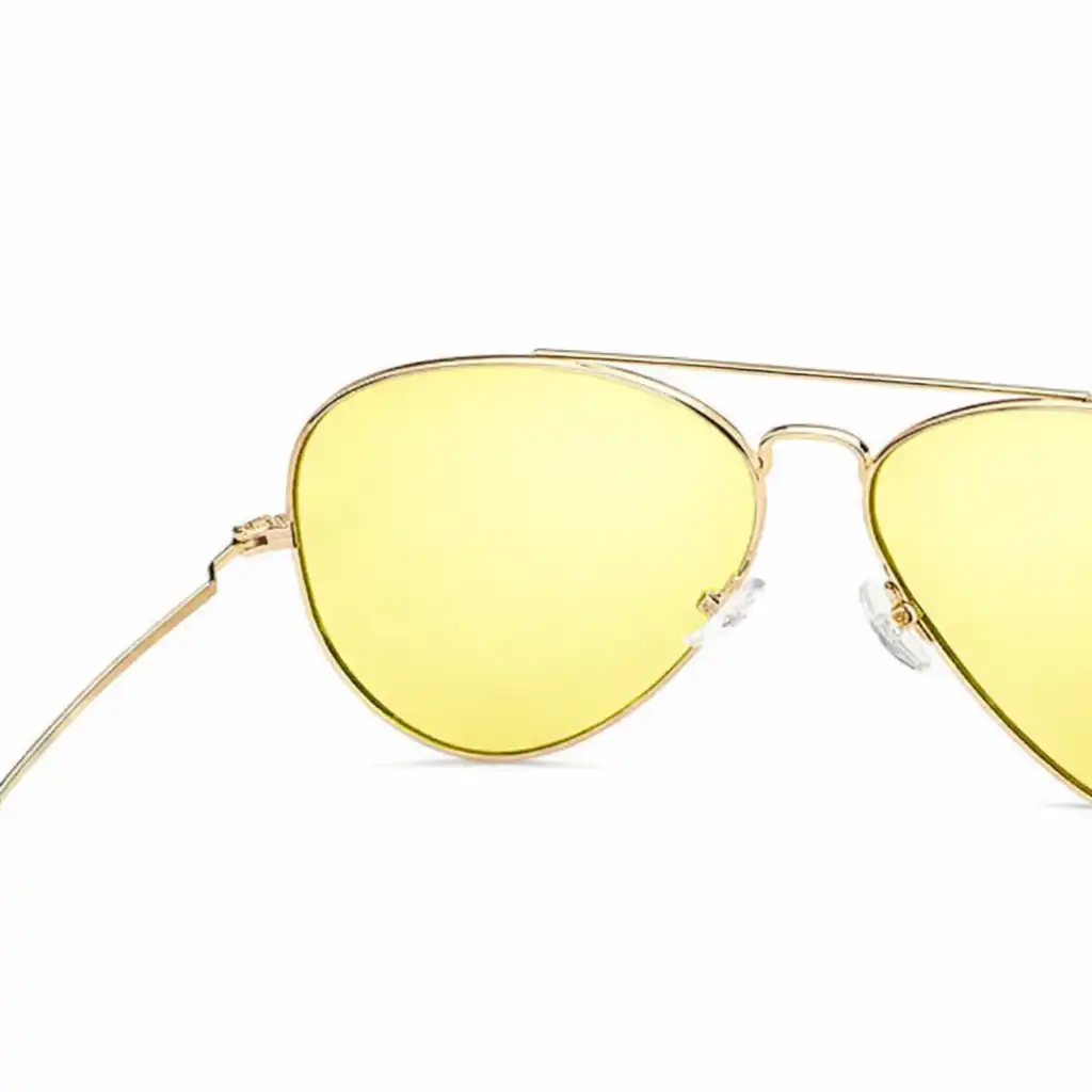 Yellow Aviator Sunglasses Turban Fit For Men - 101 5 Yellow Aviator Sunglasses Turban Fit For Men