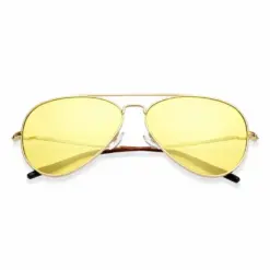 Yellow Aviator Sunglasses Turban Fit For Men