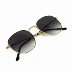 Hexxa Black Dual Turban Fit Sunglasses