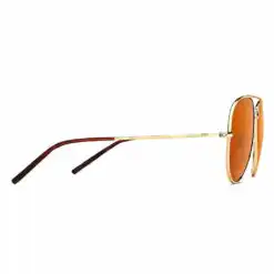 Rust Orange Aviator Sunglasses Turban Fit For Men