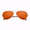 Rust Orange Aviator Sunglasses Turban Fit For Men