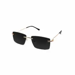 Black Gold Turban Fit Sunglasses