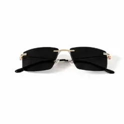Black Gold Turban Fit Sunglasses