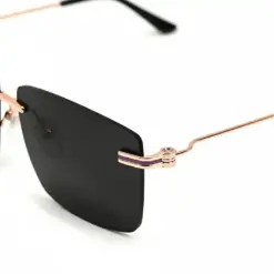 Black Gold Turban Fit Sunglasses