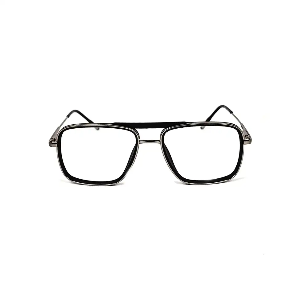 Black Bold Modern Eyeglasses - 9418405 2 Black Bold Modern Eyeglasses