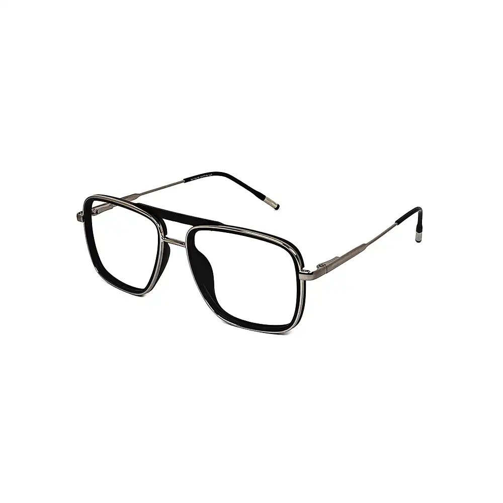 Black Bold Modern Eyeglasses - 9418405 5 Black Bold Modern Eyeglasses