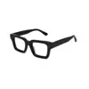 Bold Black Modern Eyeglasses at chashmah