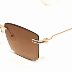 Brown Cooper Turban Fit Sunglasses