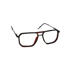 Brown Modern Aviator Eyeglasses
