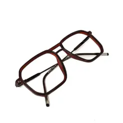 Brown Modern Aviator Eyeglasses