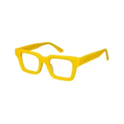 hexagon specs 110 Celebrity Yellow Modern Eyeglasses at chashmah.com